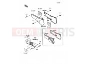KAWASAKI 1988 Side Covers/Chain Cover(1/2)(KL250-D6)