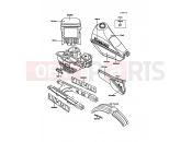 KAWASAKI 1988 Decals(RED/WHITE)(KL250-D6)