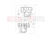 KAWASAKI Z1000 (ZR1000A6F) Crankcase Bolt Pattern