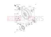KAWASAKI 2007 Rear Hub