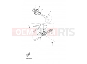 YAMAHA YH50 FLIPPER (5XS2) 2003 OIL PUMP