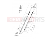 YAMAHA YH50 FLIPPER (5XS2) 2003 FOURCHE AVANT