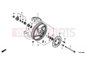 HONDA SH1256 ED / 2ED 2006 F-13 FRONT WHEEL
