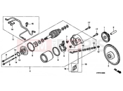 HONDA SH1256 ED / 2ED 2006 E-10 STARTING ENGINE