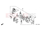HONDA SH1256 ED / 2ED 2006 F-12 FRONT BRAKE CALIPER