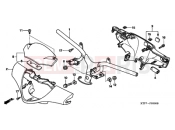 HONDA SH1256 ED / 2ED 2006 F-5 HANDLE PIPE / HANDLE COVER
