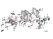HONDA SH1256 ED / 2ED 2006 E-2 CYLINDER HEAD