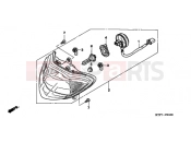 HONDA SH1256 ED / 2ED 2006 F-1 HEADLIGHT