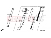 HONDA SH1256 ED / 2ED 2006 F-11 FRONT FORK