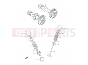 SUZUKI LT-A700 K5 (2005) King Quad (E28,E33) CRANKSHAFT-VALVE