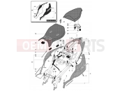 MV AGUSTA Brutale 910 R Italia Rear Fairing Assembly