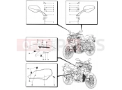 MV Agusta Brutale 989 Mirrors - Covers
