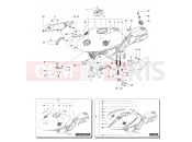 MV Agusta F3 675 ORO Fueltank Assembly