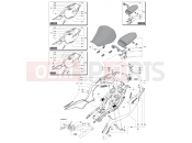 MV Agusta F3 675 ORO Rear Fairing Assembly