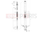 MV AGUSTA 2002-2003 F4 750S Front Fork Right