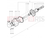 MV Agusta 2002-2003 F4 750S 1+1 Water Pump
