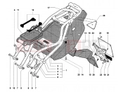 MV Agusta 2005 F4 Tamburini Rear Frame (single seat)