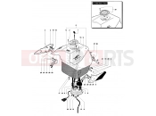 MV Agusta 2006 F4 Veltro Pista Fueltank Assembly