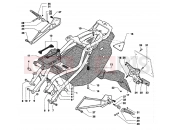 MV Agusta 2006-2007 F4 1000R Rear Frame (double seat)