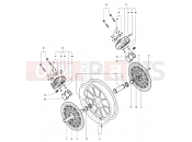 MV Agusta 2007 F4 Claudio Castiglioni Front Wheel Assembly