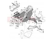 MV Agusta 2007-2008 F4 312R 1000 1+1 Rear Frame (double seat)