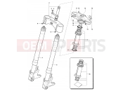MV Agusta 2008-2009 F4 312RR 1078 Front Suspension Assembly