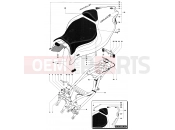 MV Agusta 2008-2009 F4 312RR 1078 Rear Fairing (single seat)