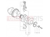 MV Agusta 2008-2009 F4 312RR 1078 Crankshaft Assembly