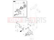 MV AGUSTA 2013-2015 F4 RR Footrest Assembly Left