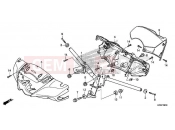 HONDA SH150A 2016 F-9 STEERING HANDLE / HANDLE COVER