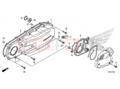 HONDA SH150A 2016 E-13 LEFT SIDE COVER