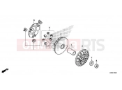 HONDA SH150A 2016 E-16 DRIVE FACE