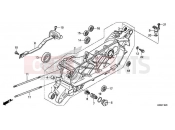 HONDA SH150A 2016 E-19-20 LEFT CRANKCASE