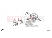 HONDA SH150A 2016 E-20 CRANKSHAFT / PISTON