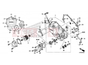 HONDA CBR300R 2016 E-6 RIGHT CRANKCASE COVER