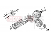 HONDA CBR300R 2016 E-8 CLUTCH