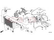 HONDA CBR300R 2016 F-41 RADIATOR