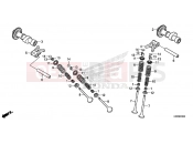 HONDA CBR300R 2016 E-3 CAMSHAFT / VALVE