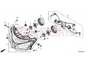 HONDA CBR300R 2016 F-1 HEADLIGHT