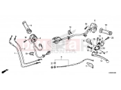 HONDA CBR300R 2016 F-4 HANDLE LEVER / SWITCH / CABLE