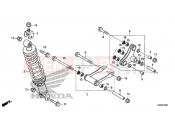 HONDA CBR300R 2016 F-33 ​​REAR CUSHION