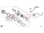 HONDA CBR300R 2016 E-13 STARTER MOTOR