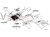 HONDA CBR300R 2016 F-50-1 MARK (NH196)