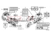 HONDA CBR300R 2016 F-49 CAUTION LABEL