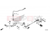 HONDA CBR300R 2016 F-29 PEDAL
