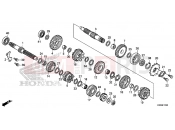 HONDA CBR300R 2016 E-17 TRANSMISSION
