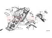 HONDA CBR500R ABS 2016 REAR FENDER