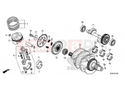 HONDA CBR500R ABS 2016 CRANKSHAFT/PISTON