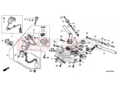 HONDA CBR500R ABS 2016 HANDLE PIPE/TOP BRIDGE