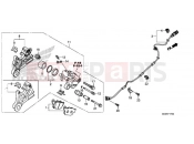 HONDA CBR500R ABS 2016 REAR BRAKE CALIPER